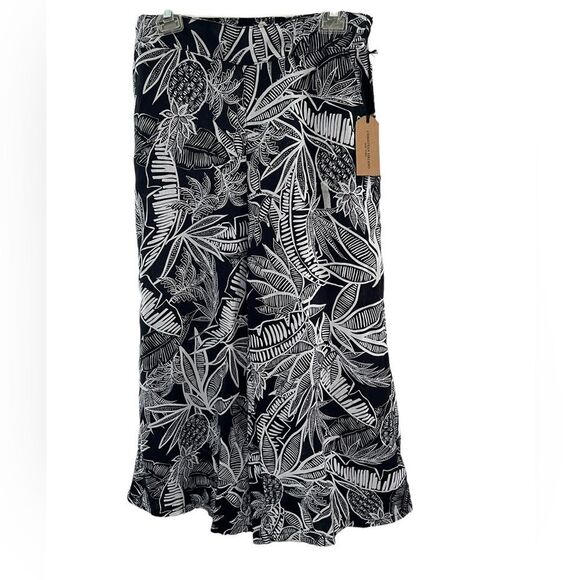 Christian Siriano Black and White Wide Leg Pants - Picture 1 of 4